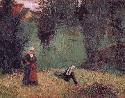 Paul Gauguin Early spring oil painting